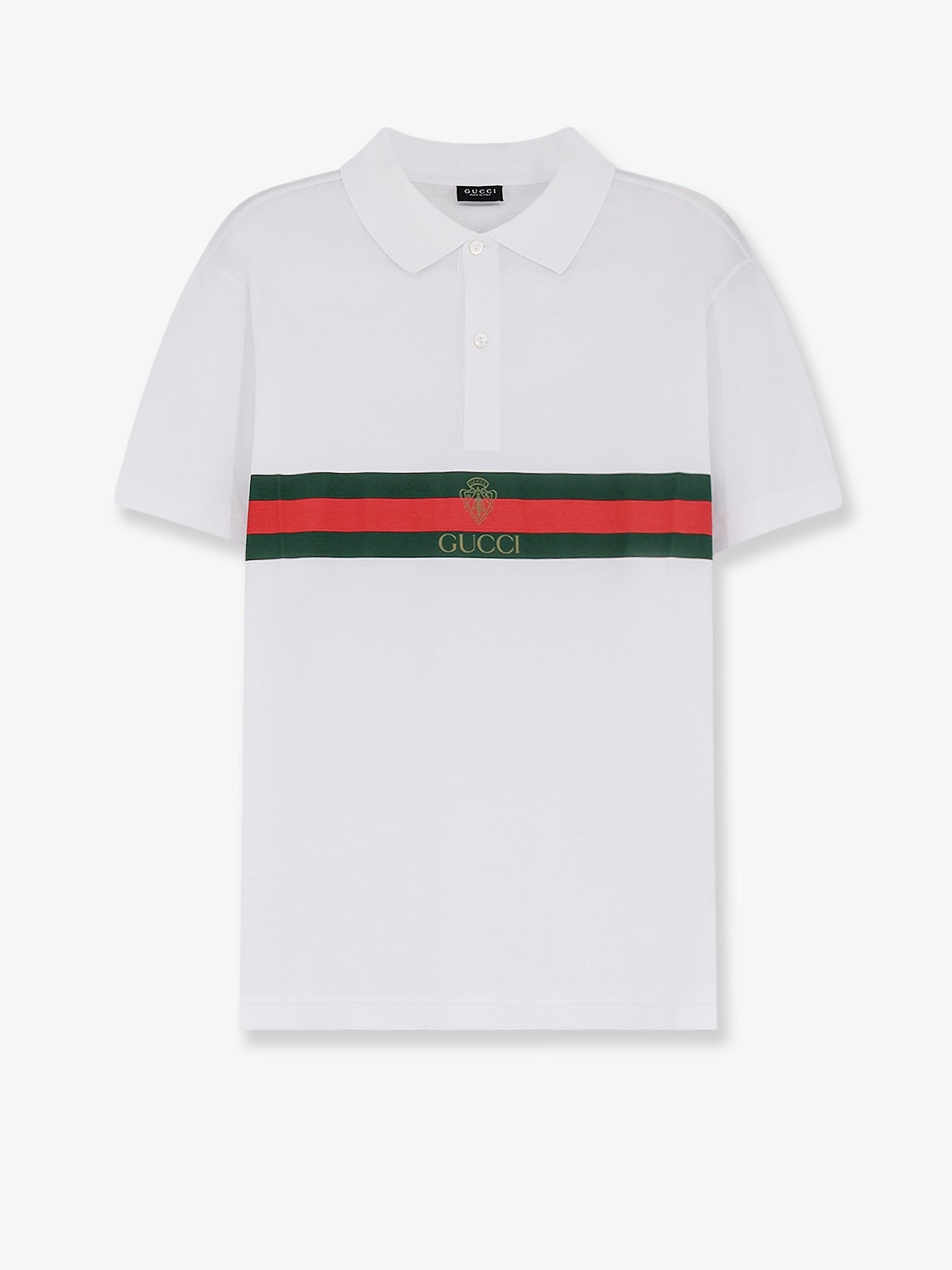 Gucci Men's Cotton Polo Shirt White
