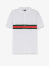 Gucci Men's Cotton Polo Shirt White