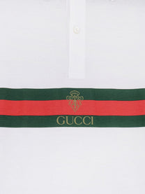Gucci Men's Cotton Polo Shirt White