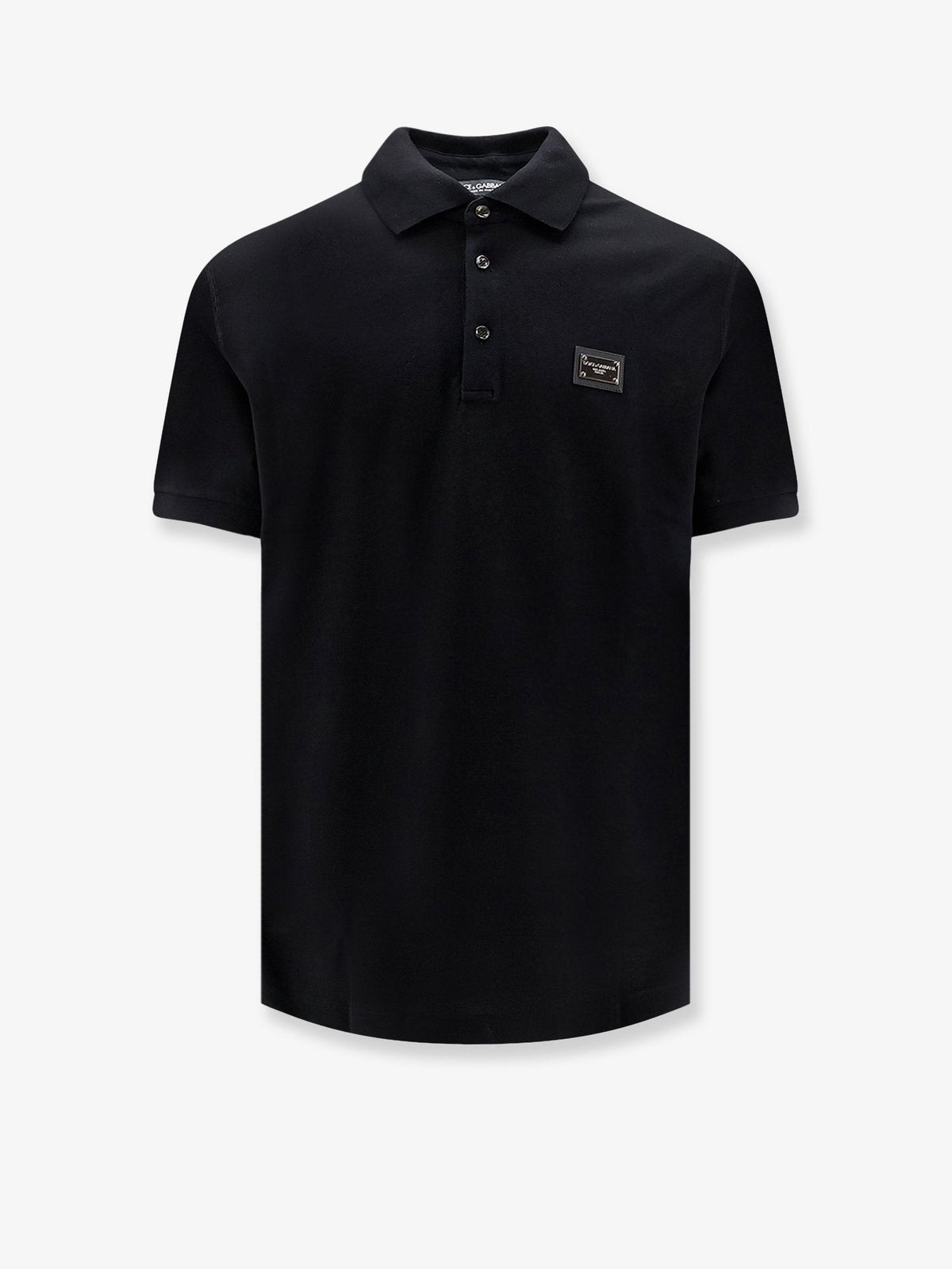 Dolce &amp; Gabbana Men's Cotton Polo Shirt Black
