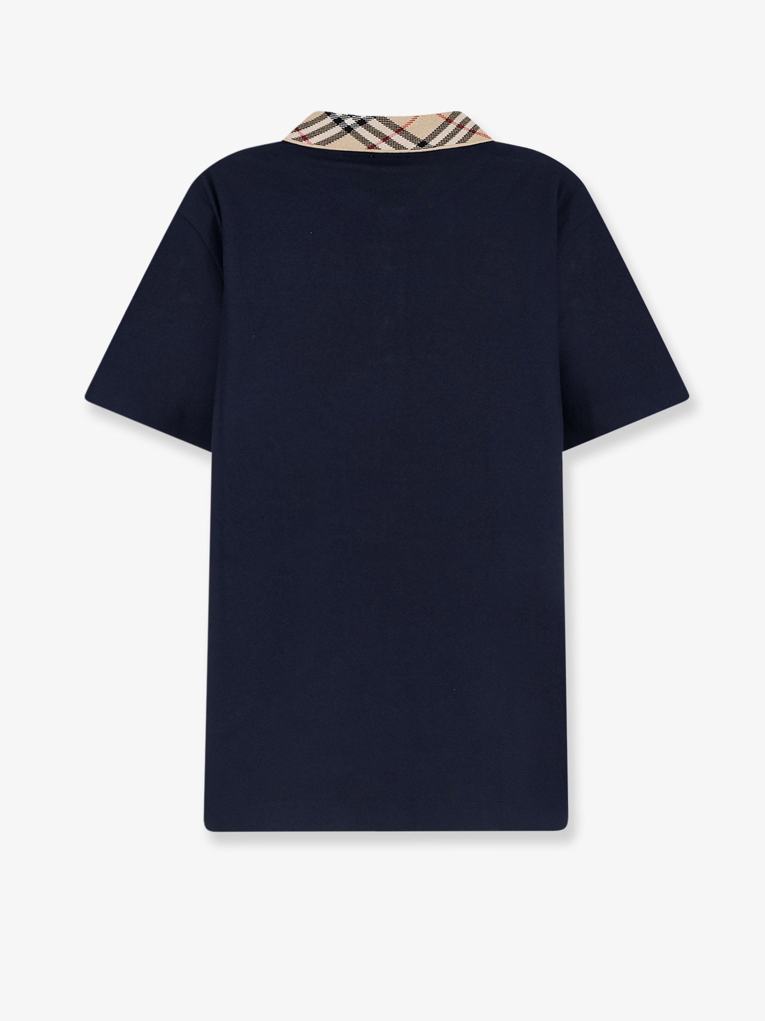 Burberry Men's Cotton Polo Shirt Blue