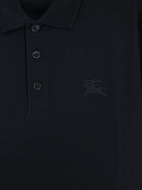 Burberry Men's Cotton Polo Shirt Black
