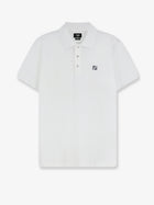 Fendi Men's FF Selleria Polo Shirt White