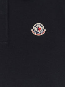 Moncler Men's Cotton Polo Shirt Black