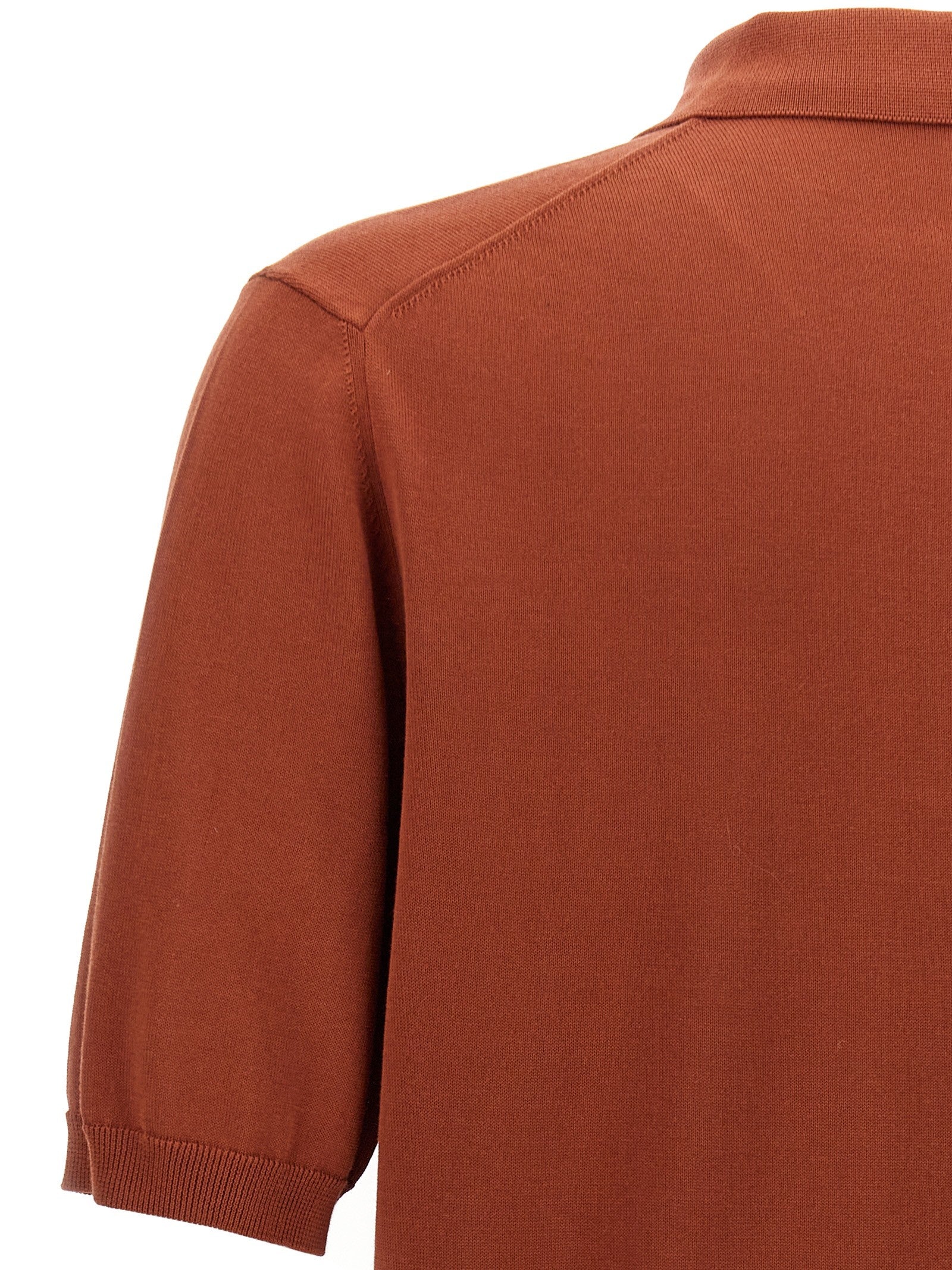 Zanone Cotton Polo Shirt Red