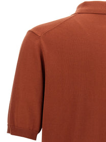 Zanone Cotton Polo Shirt Red