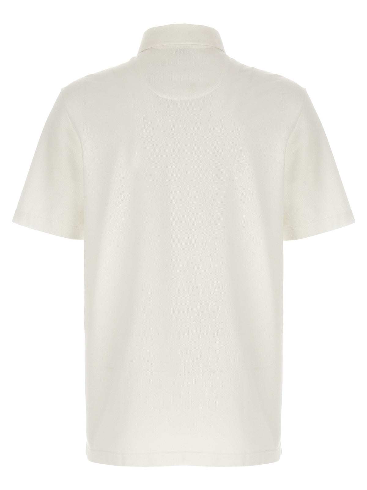 Brioni Cotton Polo Shirt White