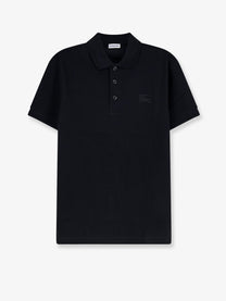 Burberry Men's Cotton Polo Shirt Black