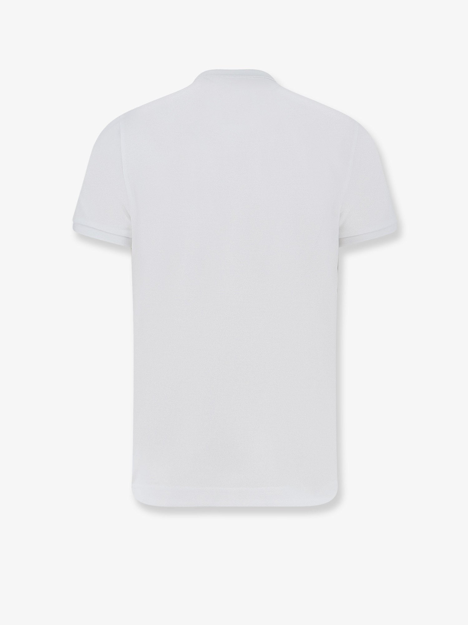 Moncler Men's Cotton Polo Shirt White