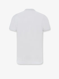 Moncler Men's Cotton Polo Shirt White