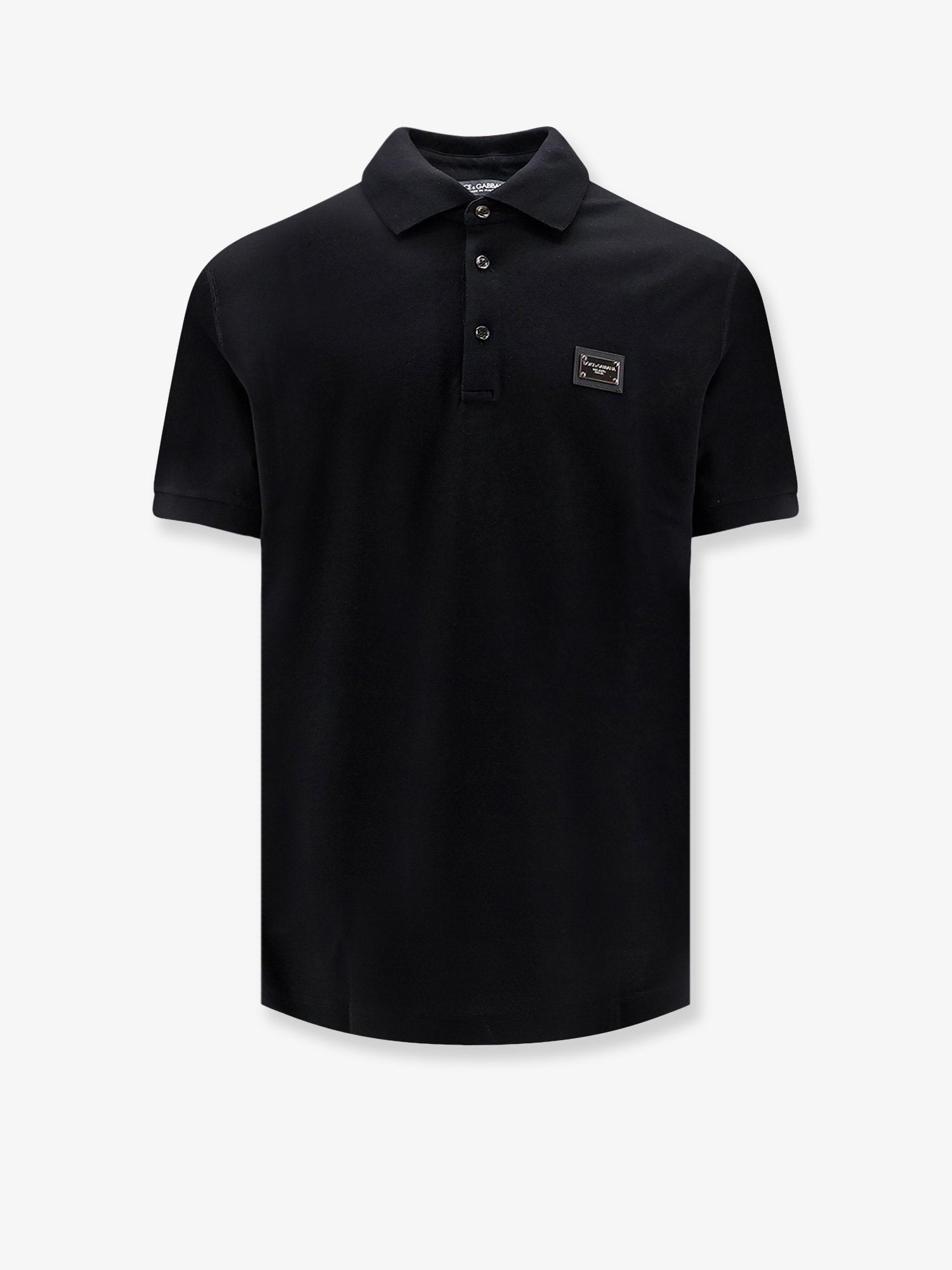 Dolce &amp; Gabbana Men's Cotton Polo Shirt Black
