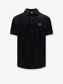 Dolce &amp; Gabbana Men's Cotton Polo Shirt Black