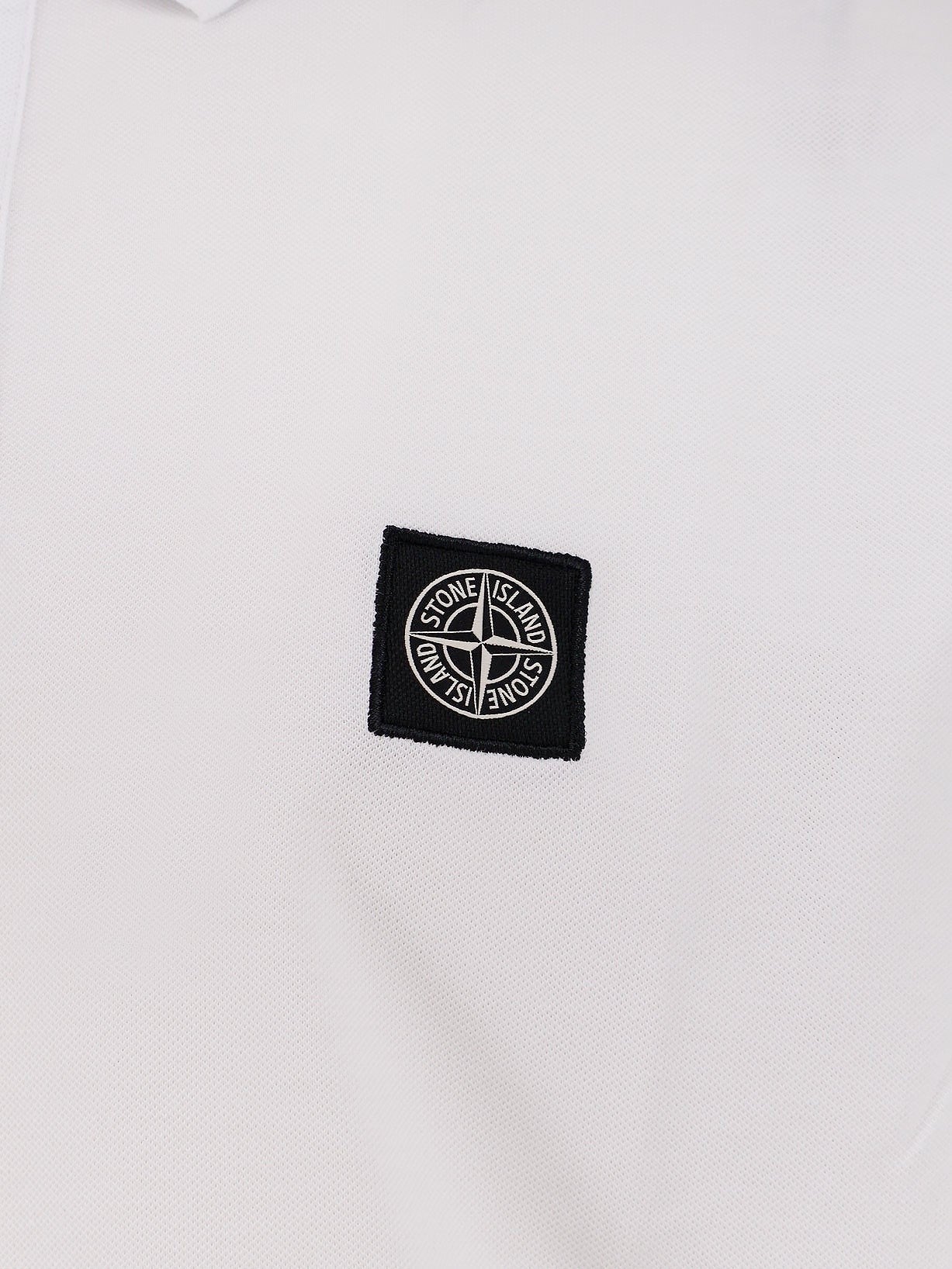 Stone Island Men's Cotton Polo Shirts White