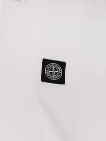 Stone Island Men's Cotton Polo Shirts White
