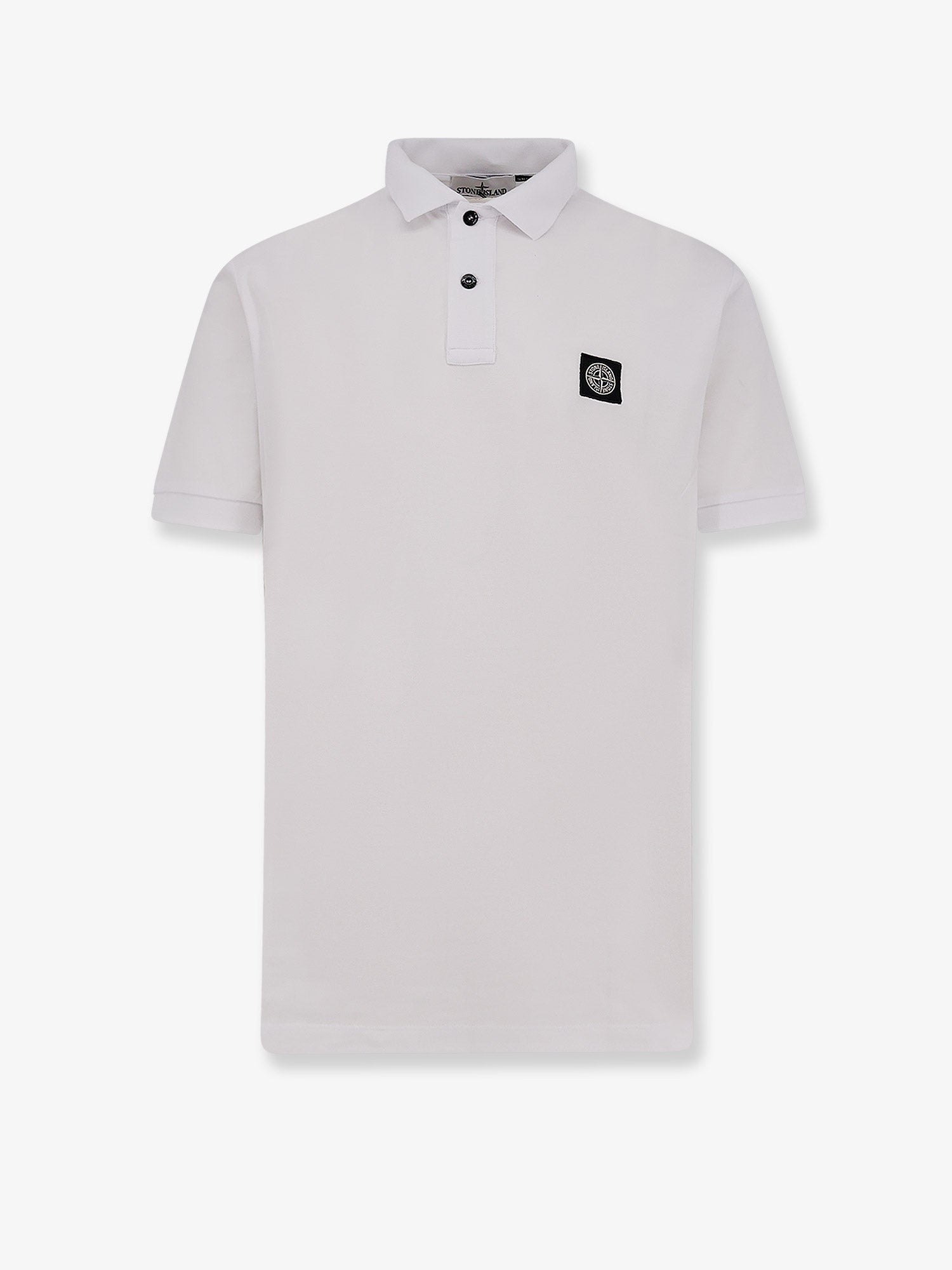 Stone Island Men's Cotton Polo Shirts White