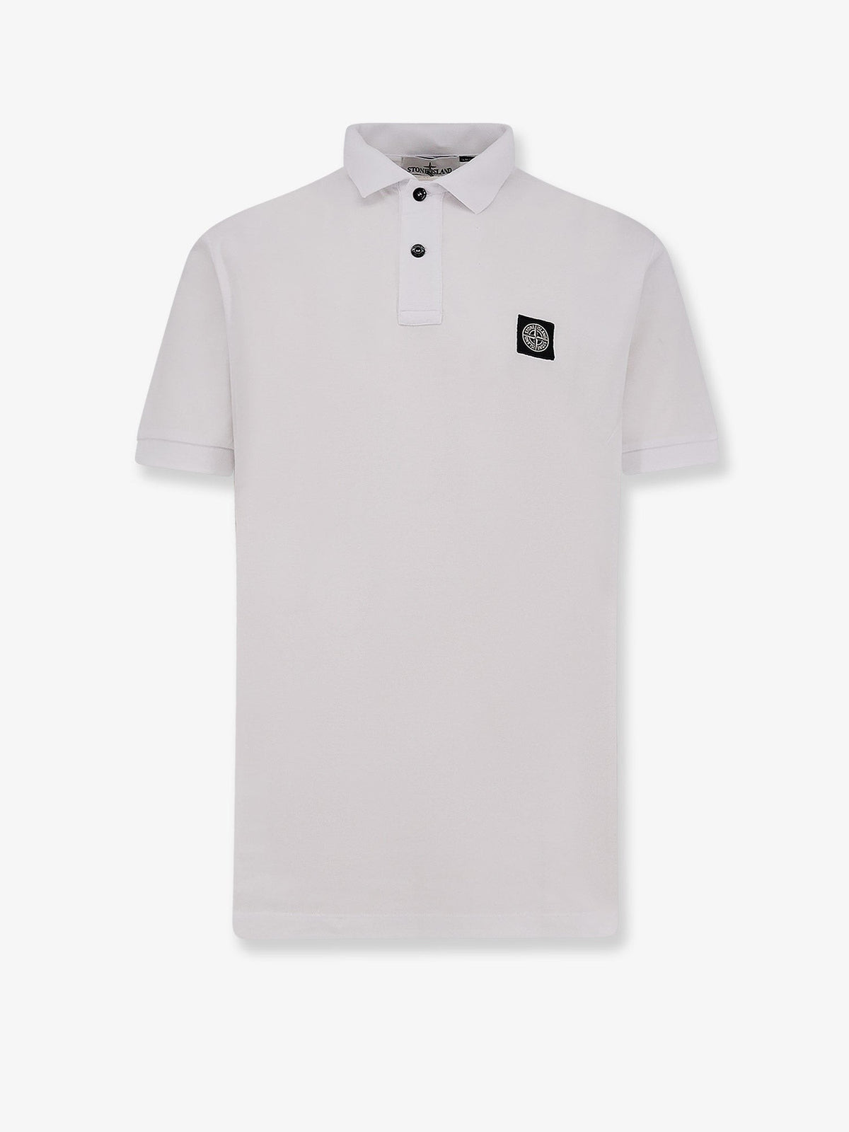 Stone Island Men's Cotton Polo Shirts White