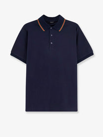 Gucci Men's Cotton Polo Blue