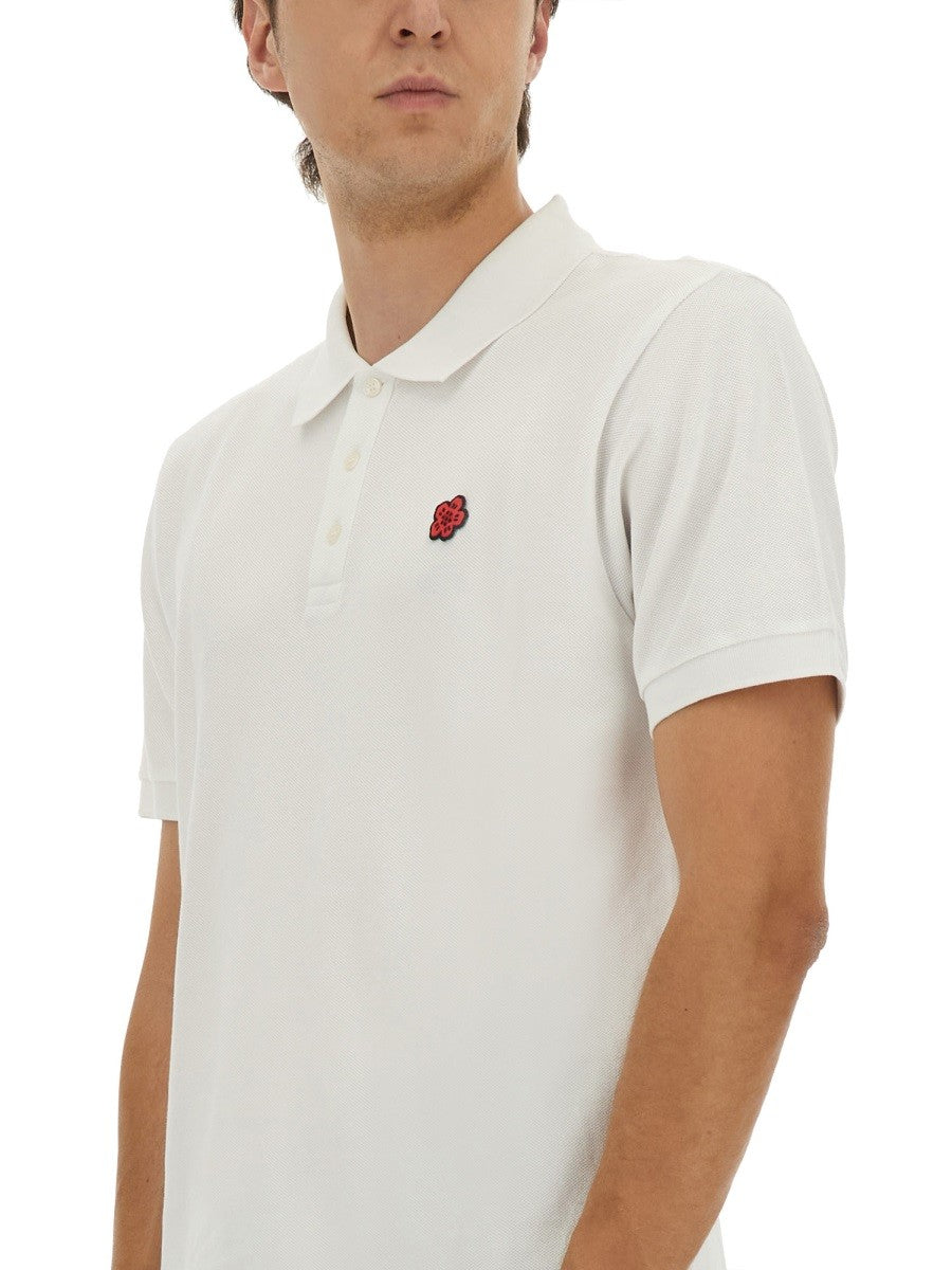 Kenzo Men's Cotton Polo White