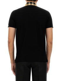 Burberry Men's Cotton Polo Black