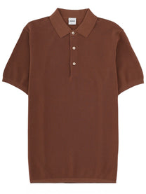 Aspesi Men's Cotton Polo Brown Aspesi