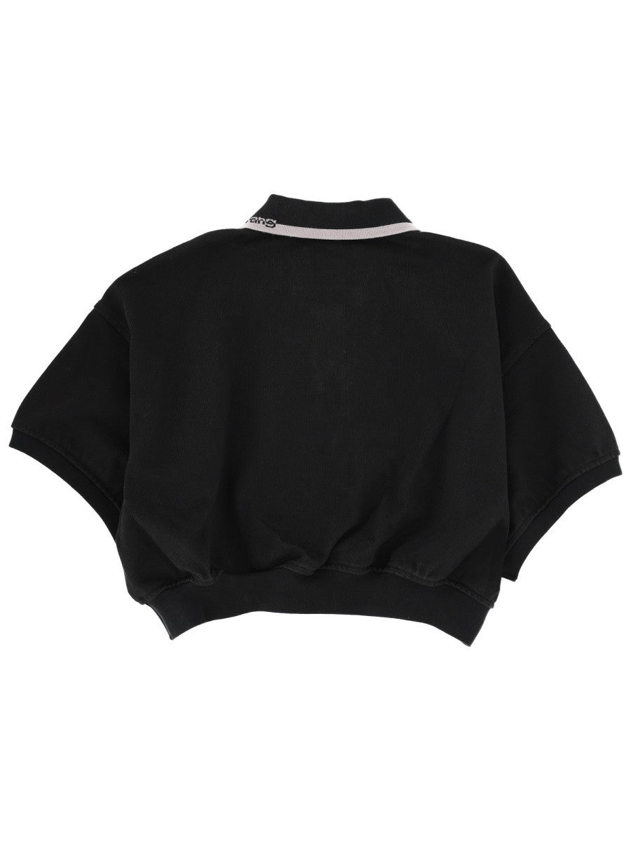 alexanderwang Women's Cotton Polo Black