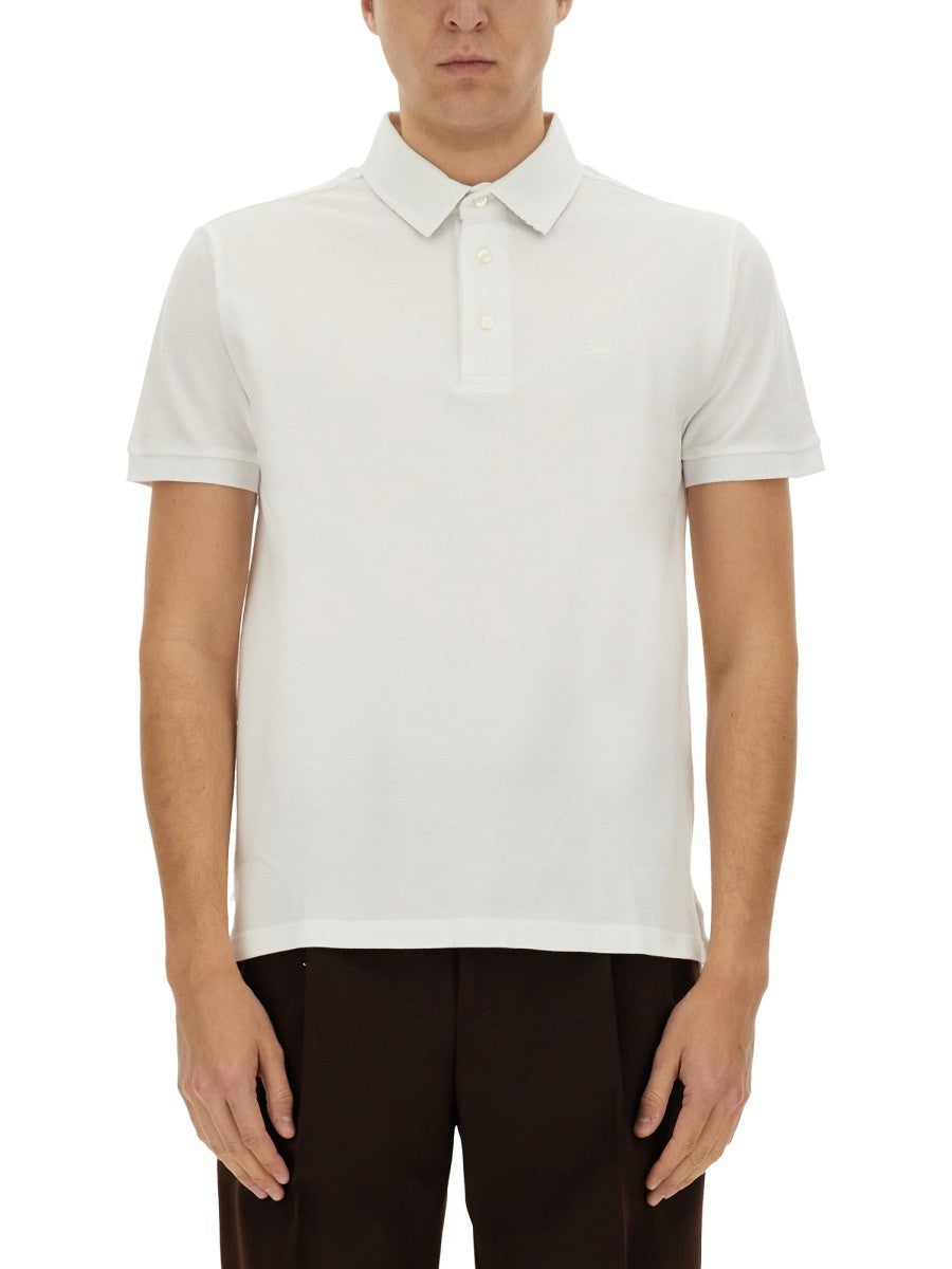 Etro Men's Cotton Polo White