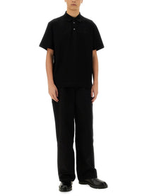 Givenchy Men's Cotton Polo Black Givenchy