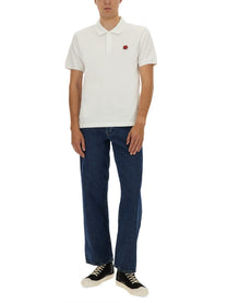 Kenzo Men's Cotton Polo White