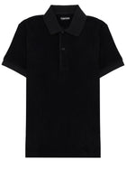 Tom Ford Men's Cotton Polo Black