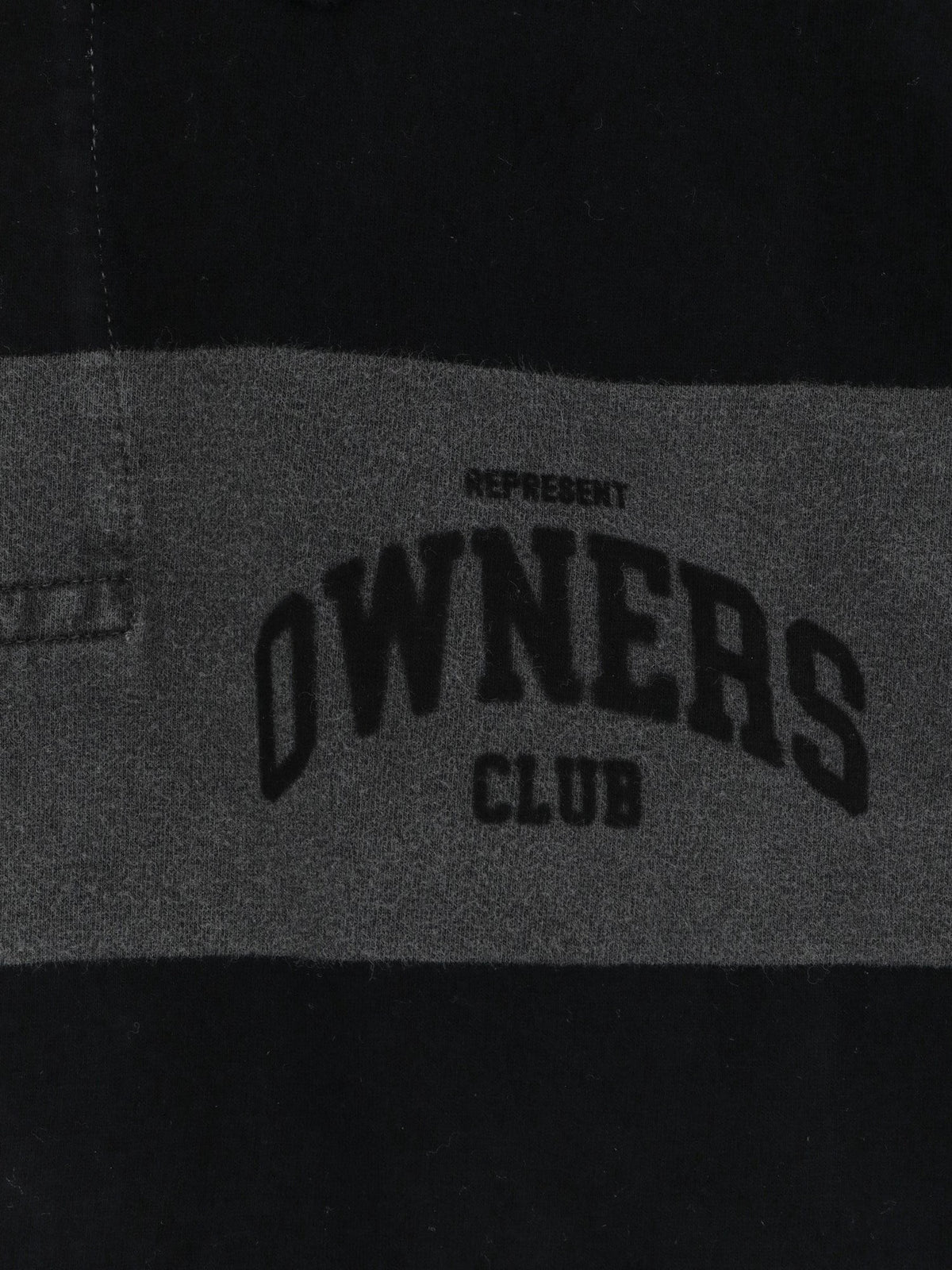 Represent Men's Cotton Polo Black, view 3