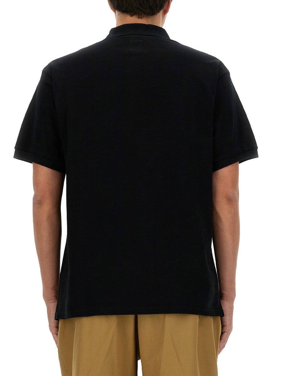 South2 West8 Men's Cotton Polo Black