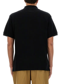 South2 West8 Men's Cotton Polo Black