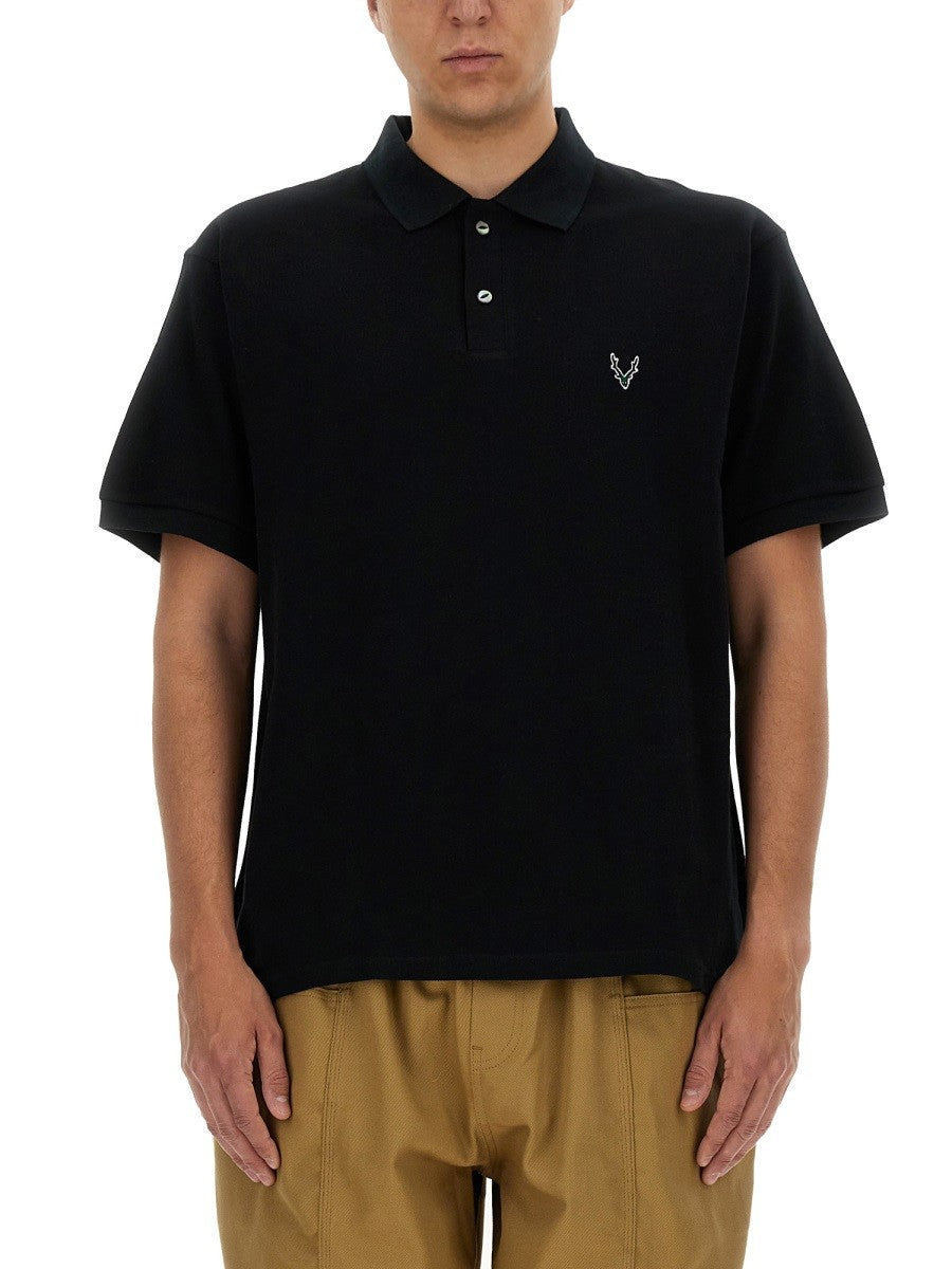 South2 West8 Men's Cotton Polo Black South2 West8