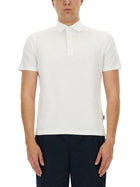 ASPESI Men's Cotton Polo White, view 2