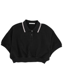 alexanderwang Women's Cotton Polo Black