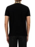 Burberry Men's Cotton Polo Black, view 3