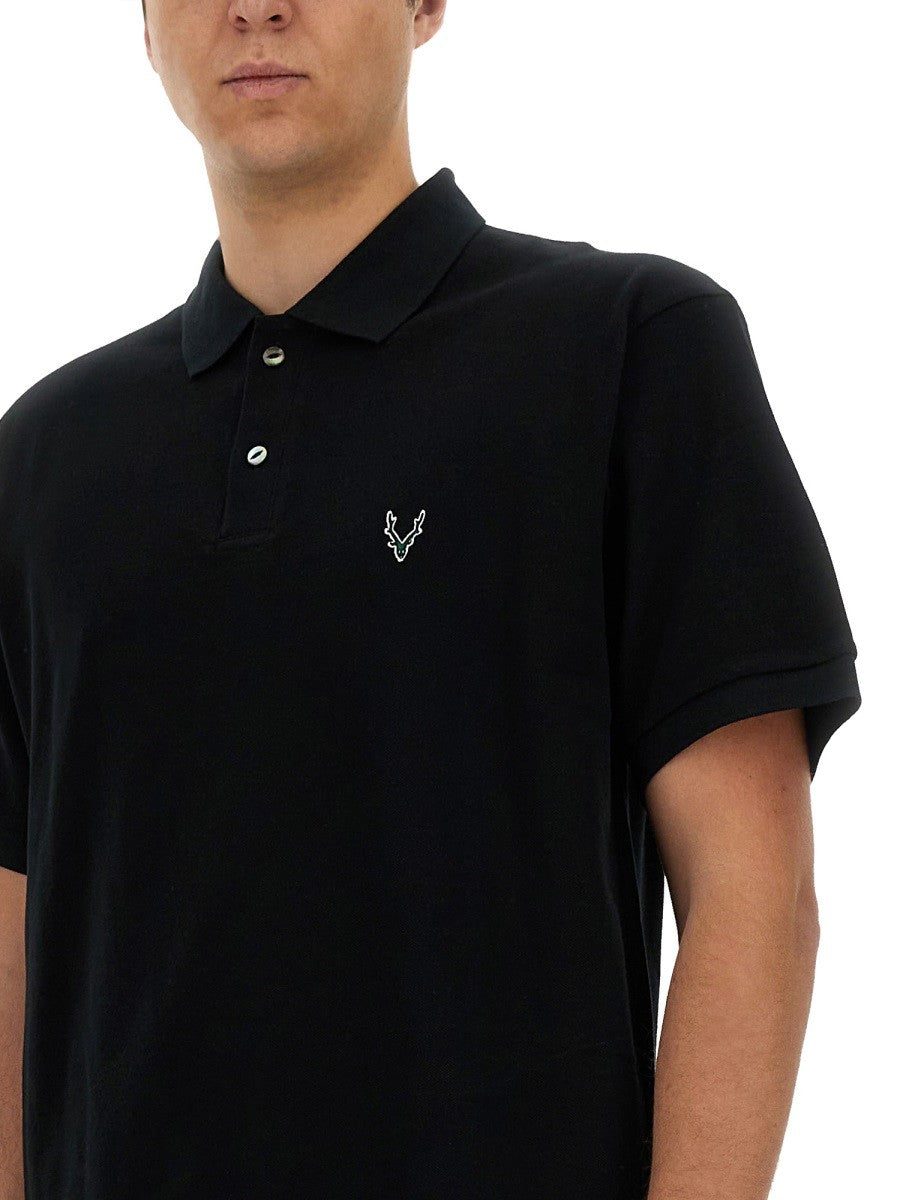 South2 West8 Men's Cotton Polo Black