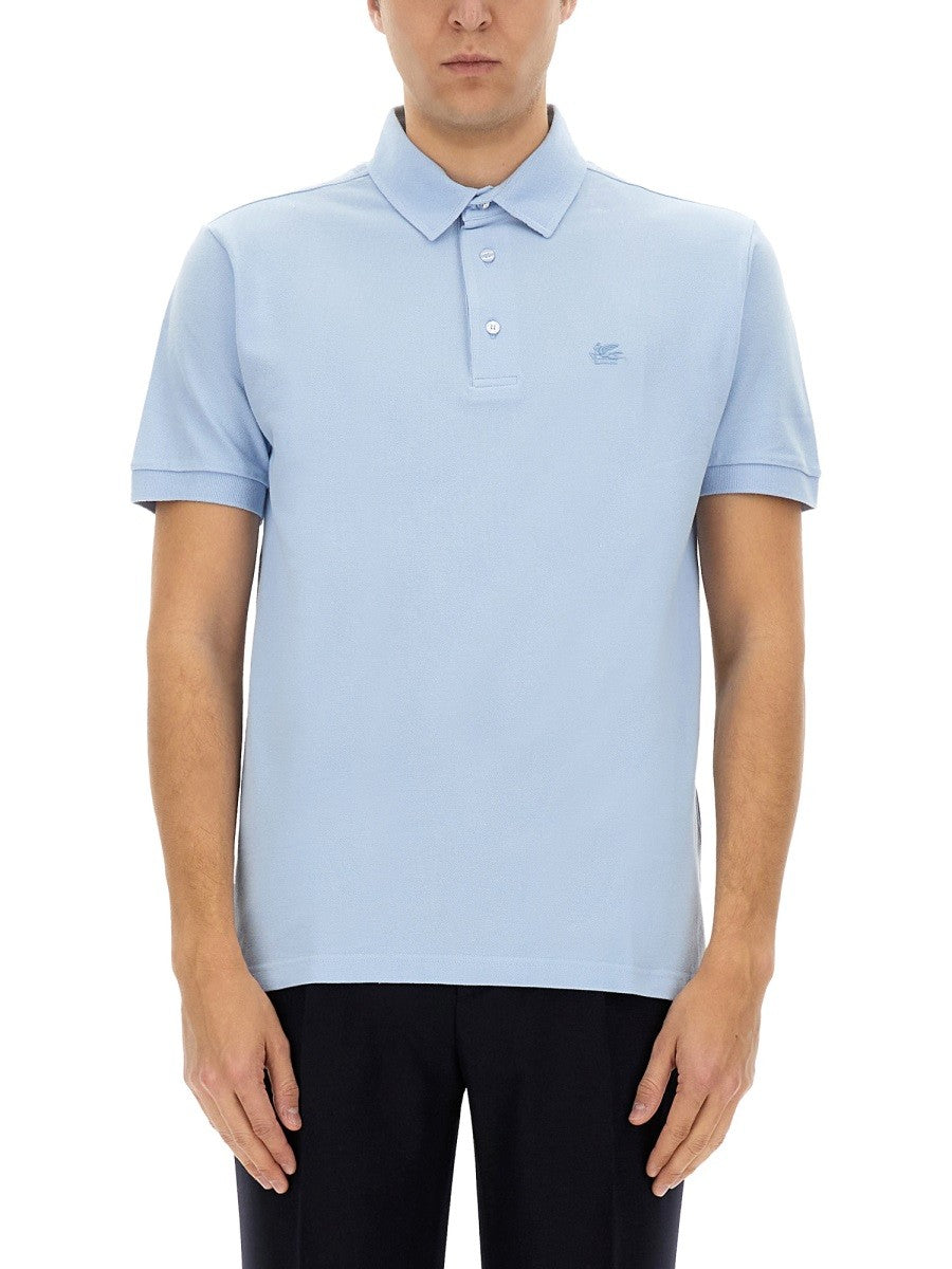 Etro Men's Cotton Polo Blue