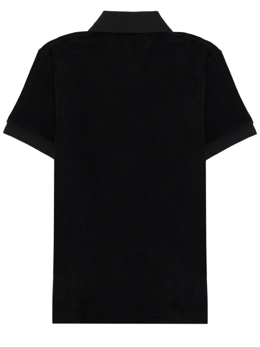 Tom Ford Men's Cotton Polo Black