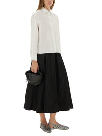 Aspesi Women's Cotton Poplin Boxy Shirt White Aspesi