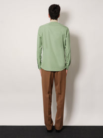 Fendi Men's Cotton Poplin Shirt Red