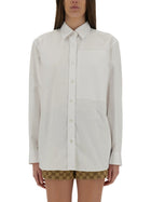 Gucci Women's Cotton Poplin Shirt White