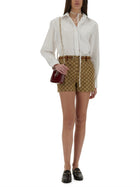 Gucci Women's Cotton Poplin Shirt White, view 2