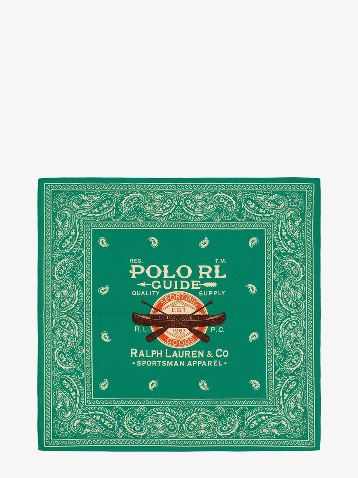 Polo Ralph Lauren Men's Cotton Scarf Green