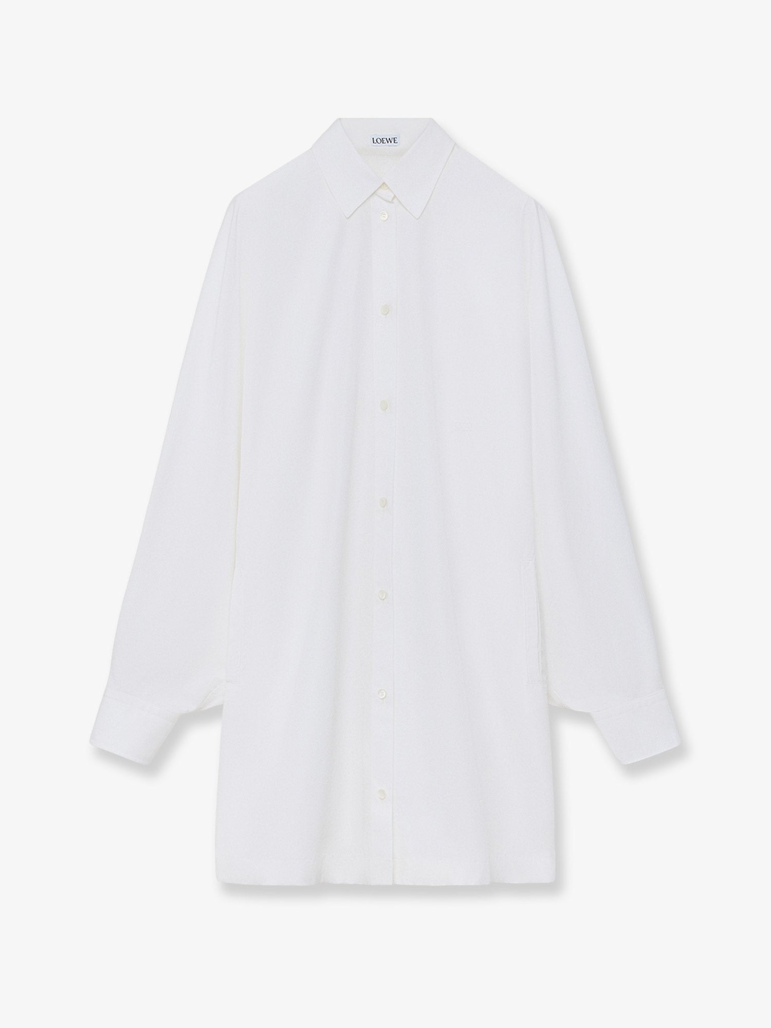 Loewe Women's Cotton Shirt Dress White