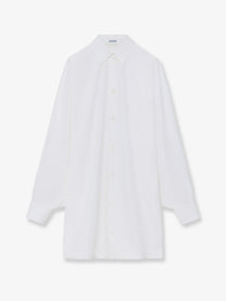 Loewe Women's Cotton Shirt Dress White
