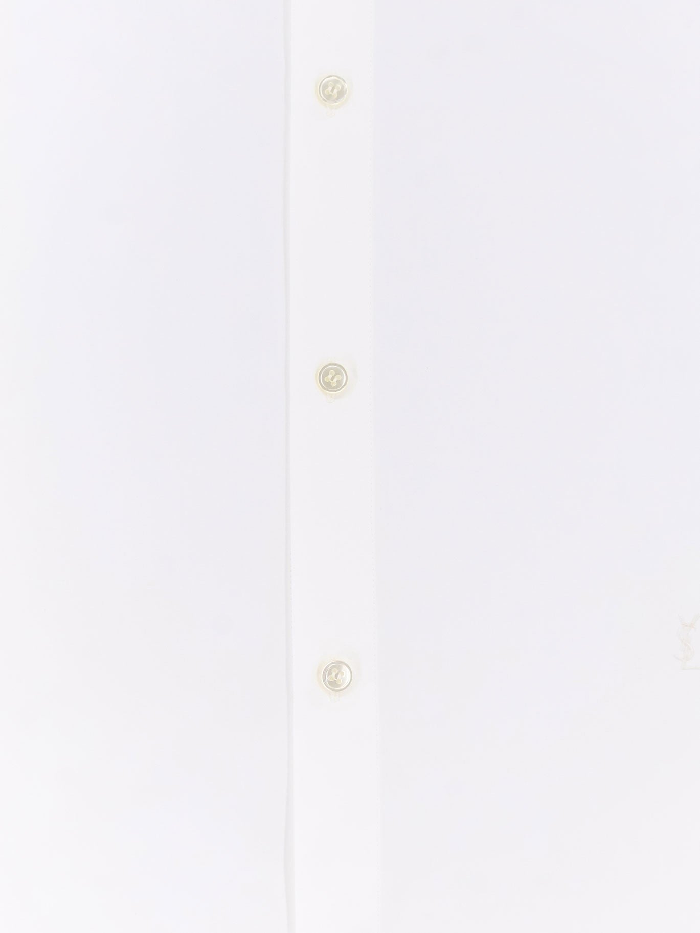 Saint Laurent Women's Cotton Shirt White