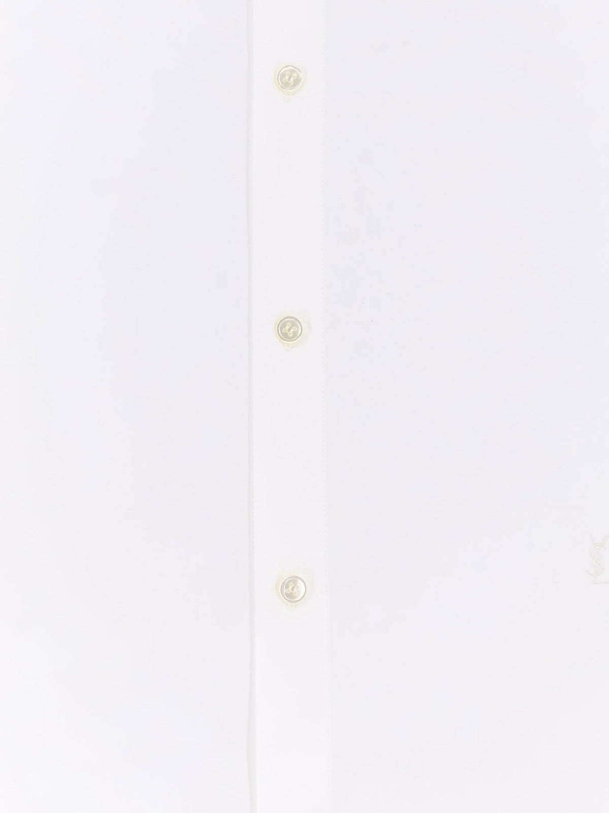 Saint Laurent Women's Cotton Shirt White, view 3