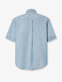 Fendi Men's Cotton Shirt Blue