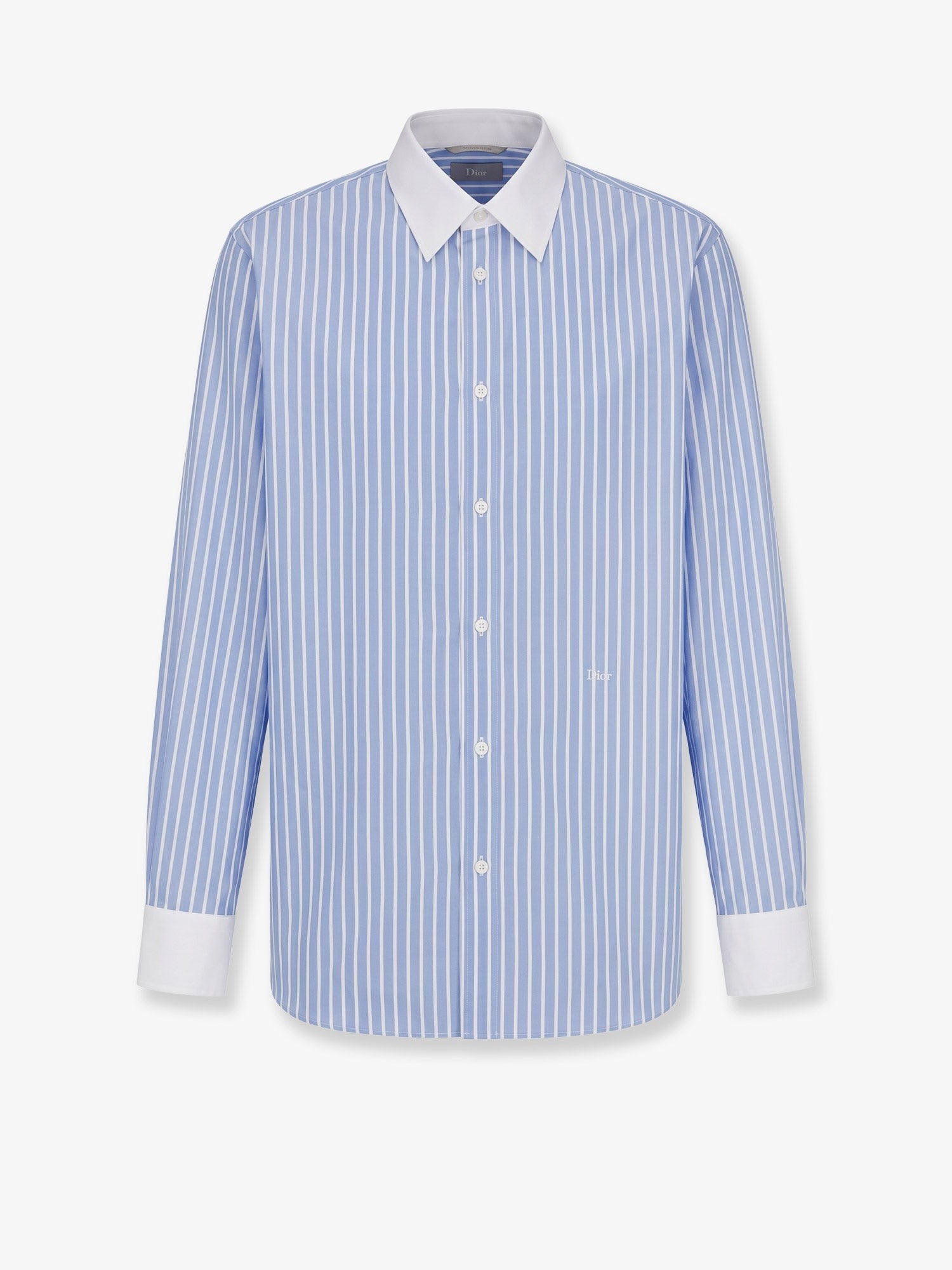 Dior Men's Cotton Shirt Blue